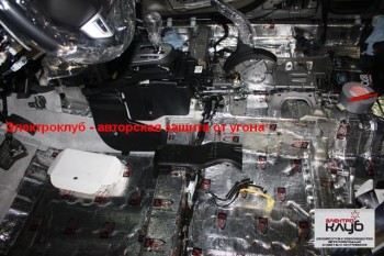 Авторская защита от угона Mitsubishi Outlander XL, установка видеорегистраторов, шумоизоляция