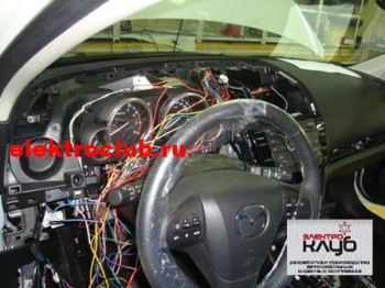 Mazda 6 New. Авторская защита от угона. Электроблок. Уровень 2