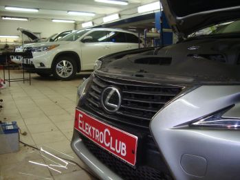 Lexus IS 250. Авторская защита от угона. Электроблок. Уровень 1