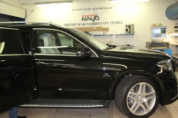 MERCEDES-BENZ GLS AMG63. Авторская нестандартная защита от угона. Электроблок. Уровень Сейф.
