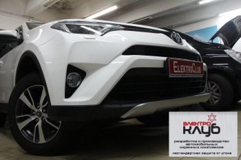 Toyota RAV4.Авторская нестандартная защита. Электроблок. Уровень Сейф.