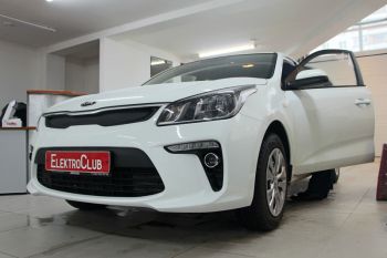 KIA RIO. Авторская нестандартная установка StarLine АS96.