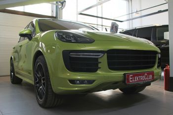 POSCHE CAYENNE GTS.Авторская нестандартная защита. Электроблок. Уровень 4.