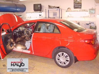 Авторская защита от угона TOYOTA COROLLA