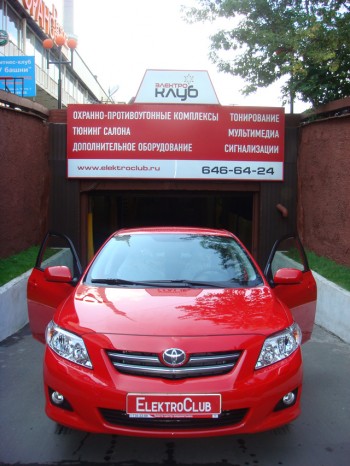 Авторская защита от угона TOYOTA COROLLA