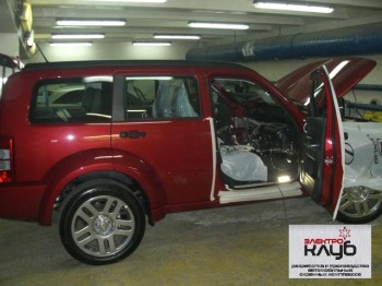 DODGE NITRO. Авторская защита от угона. Противоугонный комплекс на ДОДЖ НИТРО.