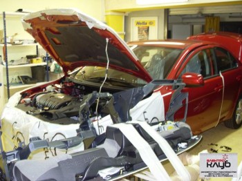 MITSUBISHI LANSER X. Авторская защита от угона. Противоугонный комплекс на Мицубиси Лансер.