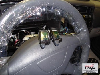 MITSUBISHI PAJERO SPORT. Авторская защита от угона. Тонирование, бронирование стекол.