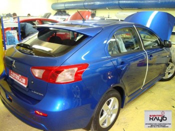 MITSUBISHI LANSER X NEW. Авторская защита от угона.