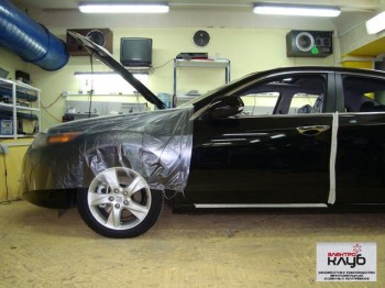HONDA ACCORD NEW. Авторская защита от угона. Противоугонный комплекс Электроблок.
