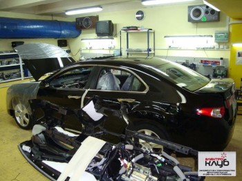 HONDA ACCORD NEW. Авторская защита от угона. Противоугонный комплекс Электроблок.