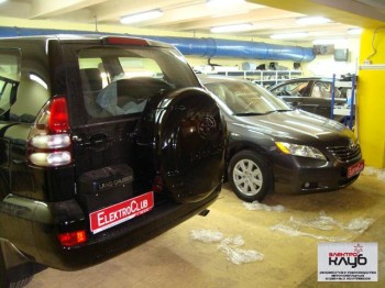 TOYOTA LAND CRUISER PRADO. Авторская защита от угона. Электроблок Уровень4