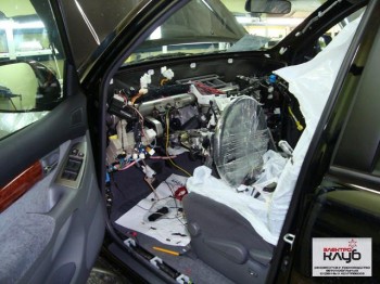 TOYOTA LAND CRUISER PRADO. Авторская защита от угона. Электроблок Уровень4