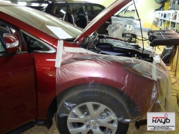 MAZDA CX7. Авторская защита от угона. Противоугонный комплекс Электроблок. Мазда CX7