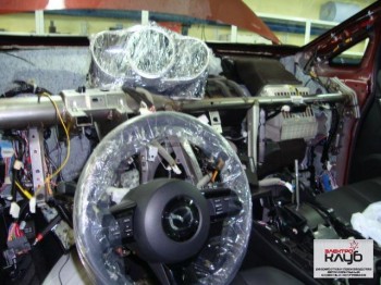 MAZDA CX7. Авторская защита от угона. Противоугонный комплекс Электроблок. Мазда CX7