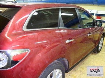 MAZDA(Мазда) CX7. Эксклюзивная шумоизоляция. Шумовиброизоляция. Антицарапийная полировка.