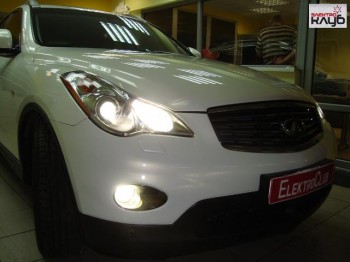 INFINITI EX 35. Тонировка. Тонирование стекол. Установка ксенона.