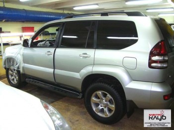 TOYOTA LANDCRUISER PRADO. Авторская защита от угона. Противоугонный комплекс Электроблок Уровень3