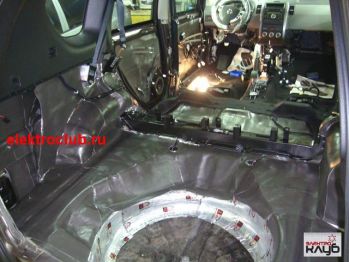 Эксклюзивная шумоизоляция NISSAN X-TRAIL