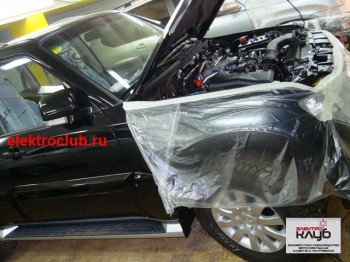 MITSUBISHI PAJERO IV. Авторская защита от угона.