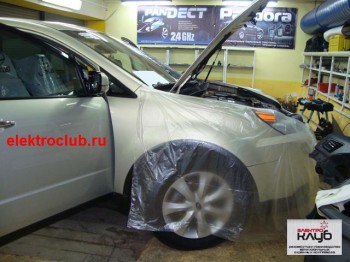 SUBARU TRIBECA. Авторская защита от угона.
