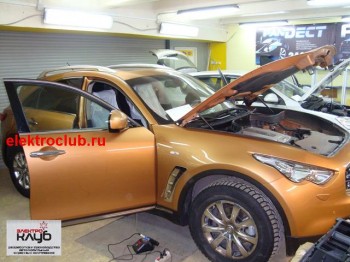 INFINITI FX 35 NEW. Авторская защита от угона.