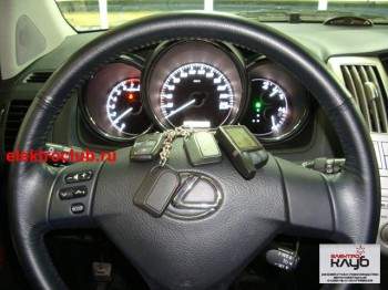 LEXUS RX 350. Авторская защита от угона.