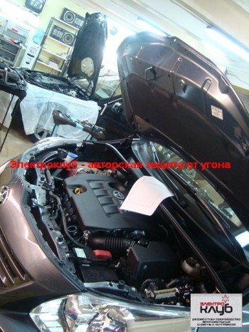 Авторская защита от угона  Toyota Corolla Verso (Королла Версо).