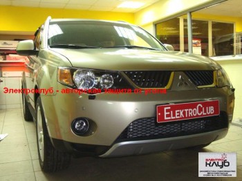 Авторская защита от угона Mitsubishi Outlander XL, установка видеорегистраторов, шумоизоляция