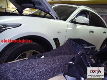 Авторская защита от угона Infiniti FX 37S