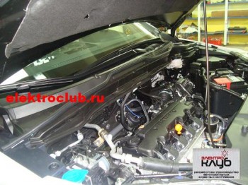 Honda CRV. Авторская защита от угона. Электроблок. Сейф