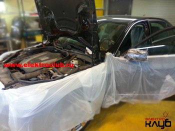Mercedes-Benz E200. Авторская нестандартная защита от угона