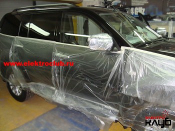Mitsubishi Pajero Sport. Авторская нестандартная защита от угона. Электроблок. Уровень 3